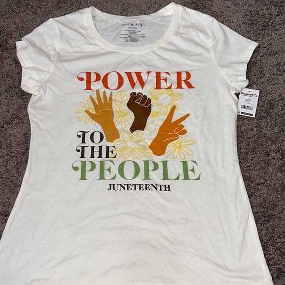 Wound Up Tops - Wound Up White Power to the People Tee